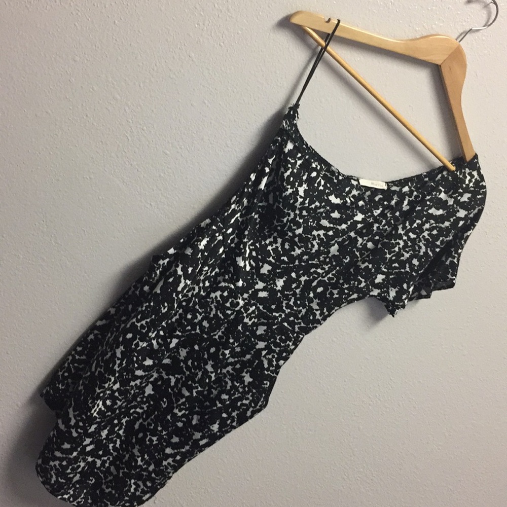 Mind Code black and white dress